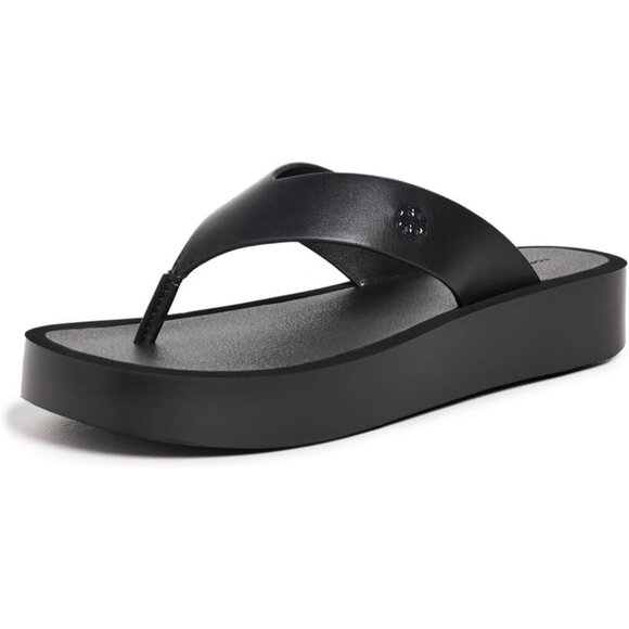 Tory Burch Shoes - Women's Leather Platform Flip Flops